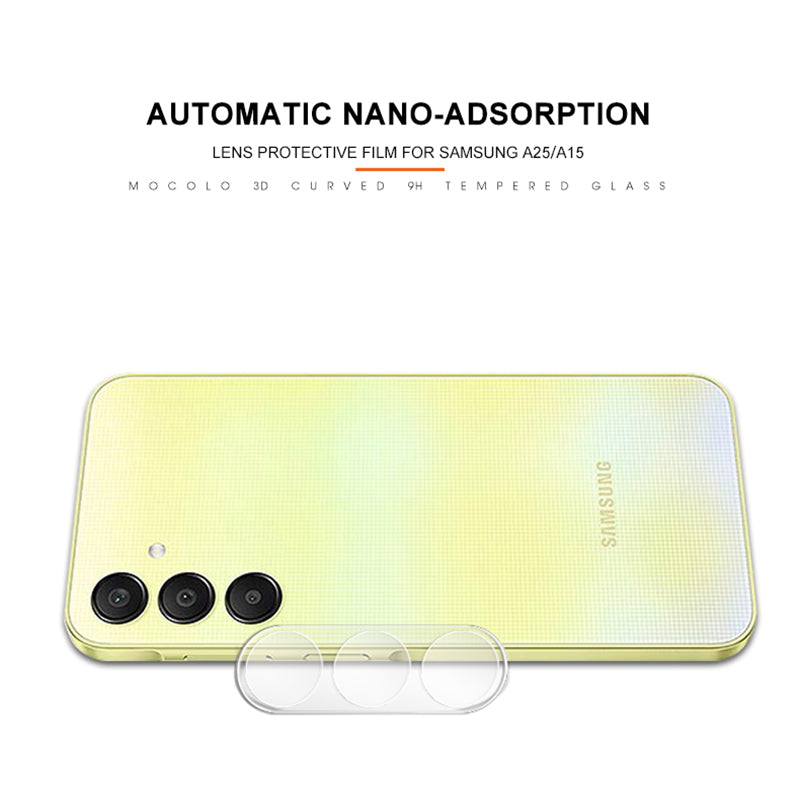 MOCOLO For Samsung Galaxy A15 5G / A25 5G (Global) (161.0 x 76.5 x 8.3mm) Tempered Glass Lens Film Silk Printing Camera Lens Protector MOCOLO For Samsung Galaxy A15 5G / A25 5G (Global) (161.0 x 76.5 x 8.3mm) Tempered Glass Lens Film Silk Printing Camera Lens Protector